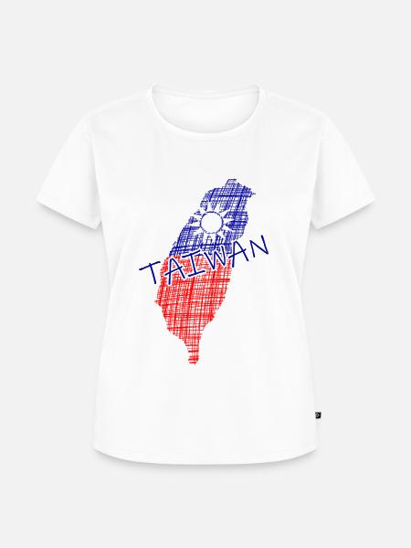 Taiwan taipeh - Frauen Premium Bio T-Shirt - Weiß