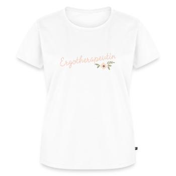 Geschenk Ergotherapeutin sein ist Wunderbar Spruch - Frauen Premium Bio T-Shirt - Weiß - Vorne - AI Model Female 172 dark (172cm)