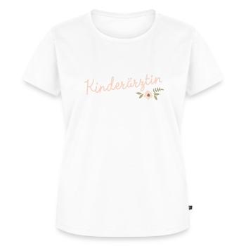 Geschenk Kinderärztin sein ist Wunderbar Spruch - Frauen Premium Bio T-Shirt - Weiß - Vorne - AI Model Female 172 dark (172cm)