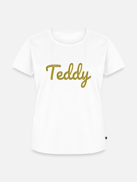 Teddy - Frauen Premium Bio T-Shirt - Weiß