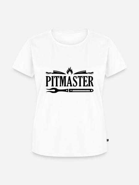 Der Pitmaster - Frauen Premium Bio T-Shirt - Weiß