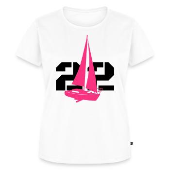 Neptune 22 shadow image - Women's Premium Organic T-shirt - white - Front - AI Model Female 172 dark (172cm)