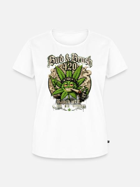   chill immer - Frauen Premium Bio T-Shirt - Weiß