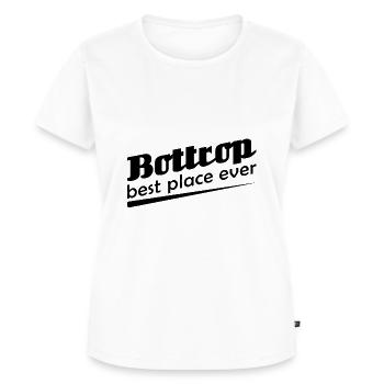 Bottrop - Stadt best place ever - Frauen Premium Bio T-Shirt - Weiß - Vorne - AI Model Female 172 dark (172cm)