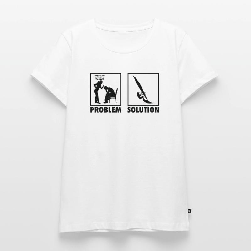 Windsurfing Windsurfer Statement Problem Solution. Frauen Premium Bio T-Shirt