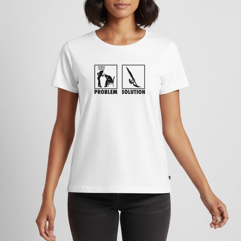 Windsurfing Windsurfer Statement Problem Solution. Frauen Premium Bio T-Shirt