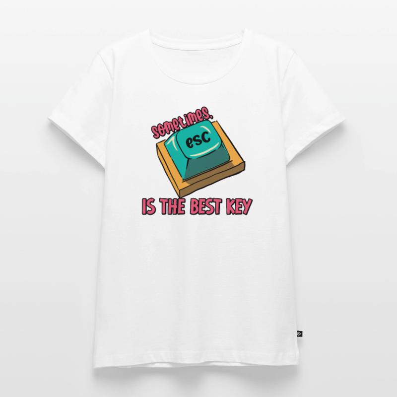 Software Engineer Computer Key Programming Women's Premium Organic T-shirt