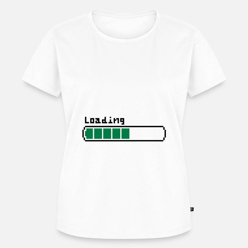 Loading - Women's Premium Organic T-shirt - white