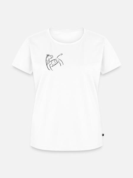 Giraffe - Frauen Premium Bio T-Shirt - Weiß