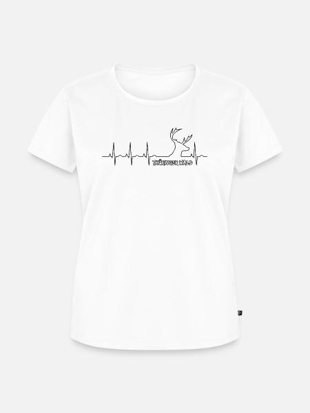 Thüringer Wald - Frauen Premium Bio T-Shirt - Weiß