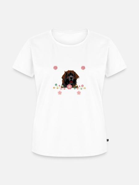 Leonberger - Frauen Premium Bio T-Shirt - Weiß
