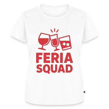 Feria Squad - T-shirt Premium bio Femme - blanc - Devant - AI Model Female 172 dark (172cm)