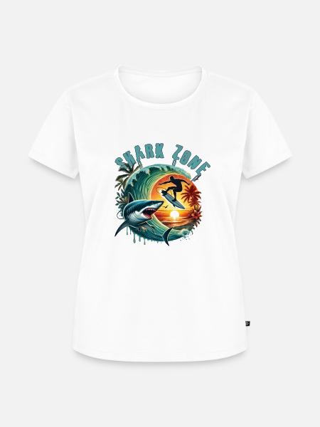 Shark Zone - Frauen Premium Bio T-Shirt -