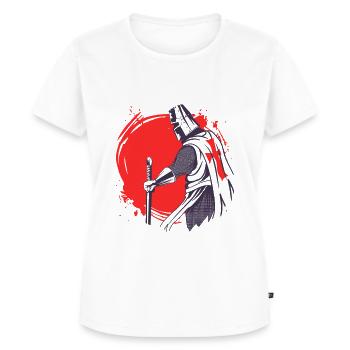 Ritter - Frauen Premium Bio T-Shirt - Weiß - Vorne - AI Model Female 172 dark (172cm)