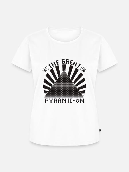 Die Große Pyramide - Frauen Premium Bio T-Shirt - Weiß