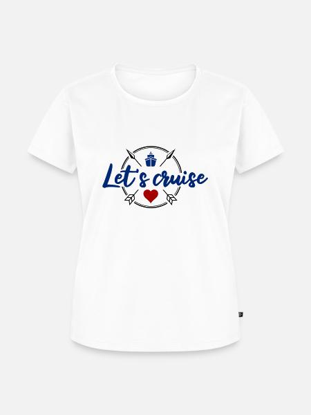 Let's cruise - Frauen Premium Bio T-Shirt - Weiß