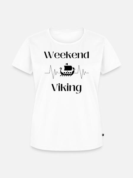 Weekend Viking - Frauen Premium Bio T-Shirt - Weiß