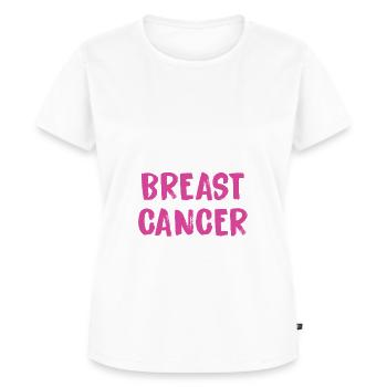 Harder than breast cancer - Women's Premium Organic T-shirt - white - Front - AI Model Female 172 dark (172cm)