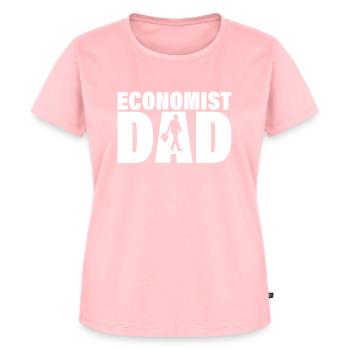 Job - Père économiste - T-shirt Premium bio Femme - rose - Devant - AI Model Female 172 dark (172cm)
