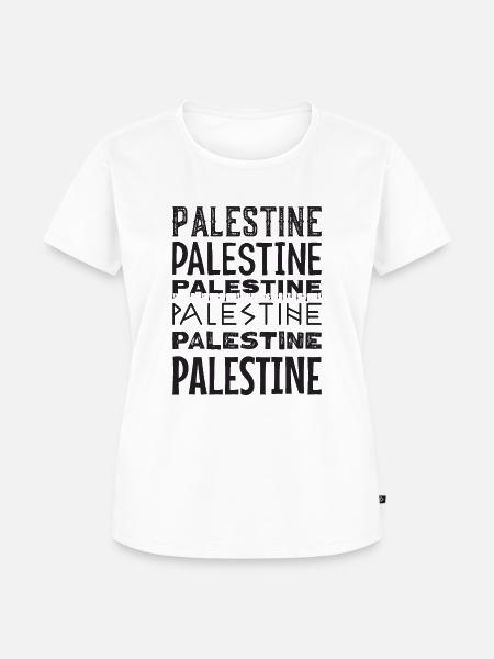 Palestine - Frauen Premium Bio T-Shirt - Weiß