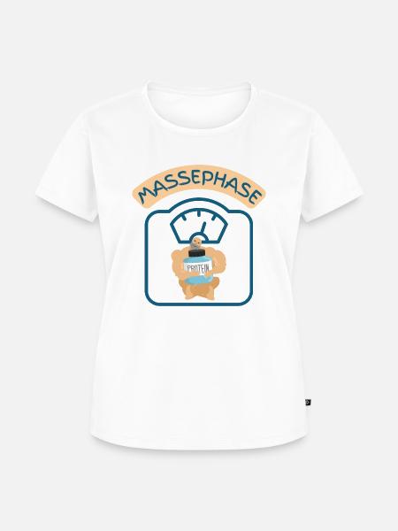 Massephase - Frauen Premium Bio T-Shirt - Weiß