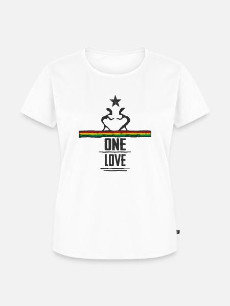 one love reggae - Frauen Premium Bio T-Shirt - Weiß