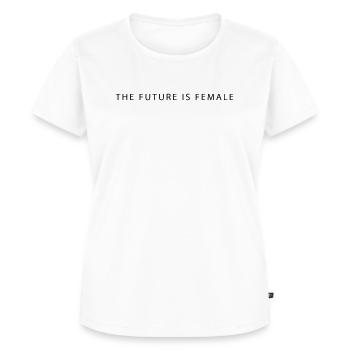 T-SHIRT FEMME FUTURE - T-shirt Premium bio Femme - blanc - Devant - AI Model Female 172 dark (172cm)