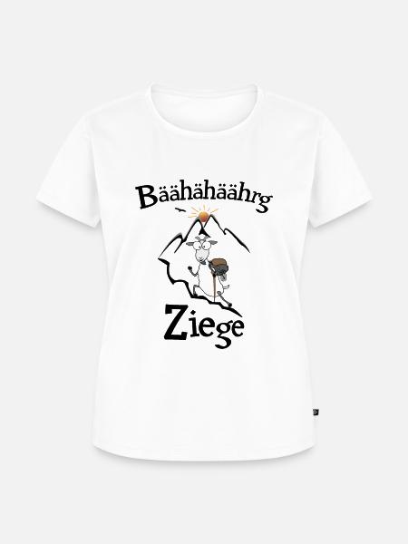 Bergziege - Frauen Premium Bio T-Shirt - Weiß