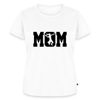 Handball Mama Geschenk - Frauen Premium Bio T-Shirt - Weiß - Vorne - AI Model Female 172 dark (172cm)