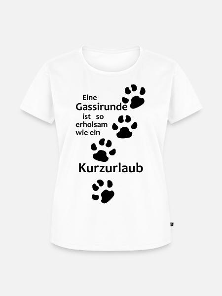 Hundesprüche,Hundebesitzer,Hundehalter,Hundeliebe - Frauen Premium Bio T-Shirt - Weiß