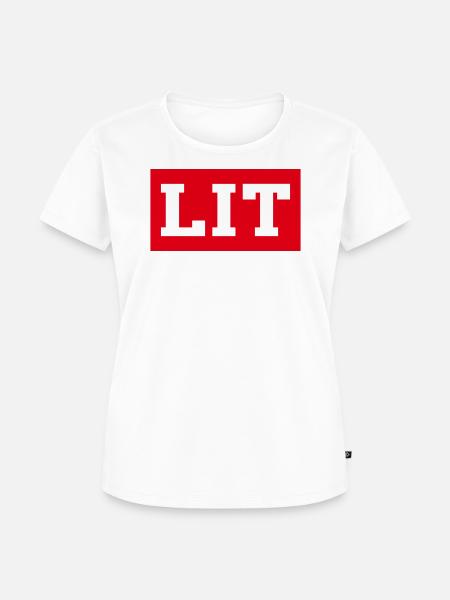 lit - Frauen Premium Bio T-Shirt - Weiß