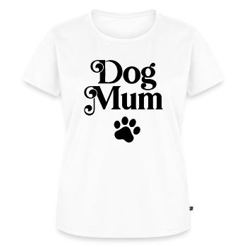 Hunde-Mama - Frauen Premium Bio T-Shirt - Weiß - Vorne - AI Model Female 172 dark (172cm)