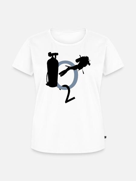 Diving - Frauen Premium Bio T-Shirt - Weiß