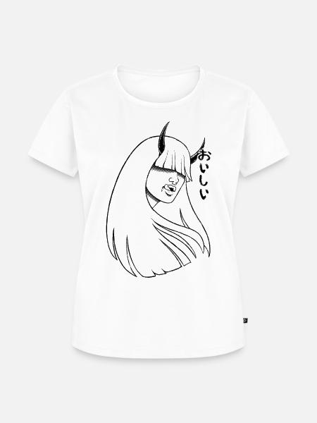 Oishii - Frauen Premium Bio T-Shirt - Weiß