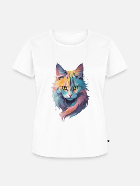 Cat Creative - Frauen Premium Bio T-Shirt - 