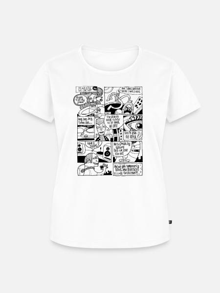 Neue Dimensionen - Frauen Premium Bio T-Shirt - Weiß