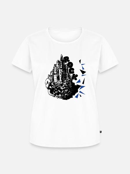 Fels - Frauen Premium Bio T-Shirt - Weiß