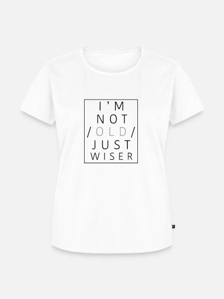 GERADE WISE-Sammlung - Frauen Premium Bio T-Shirt - Weiß