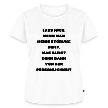 Störung und Persönlichkeit - Frauen Premium Bio T-Shirt - Weiß - Vorne - AI Model Female 172 dark (172cm)