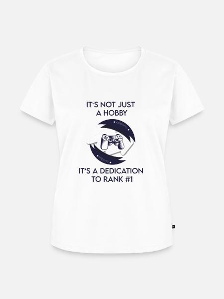 eSports Dedication Rank #1 - Frauen Premium Bio T-Shirt - Weiß