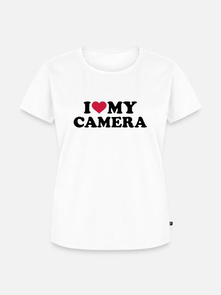 Fotoapparat - Frauen Premium Bio T-Shirt - Weiß