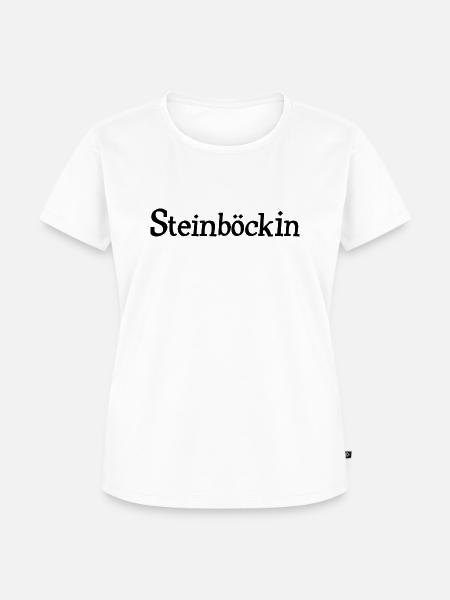 Sternzeichen Steinbock Steinböckin - Frauen Premium Bio T-Shirt - Weiß