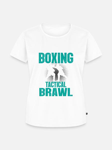 Boxing: Tactical Brawl - Frauen Premium Bio T-Shirt - Weiß