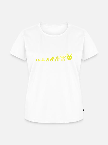 Pixel Evolution - Frauen Premium Bio T-Shirt - Weiß