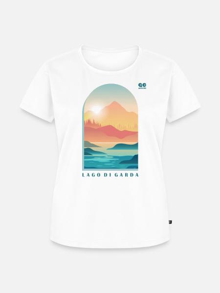 Garda View - Frauen Premium Bio T-Shirt - Weiß