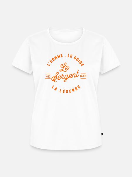 Der Sergeant - DER Führer O - Frauen Premium Bio T-Shirt - Weiß