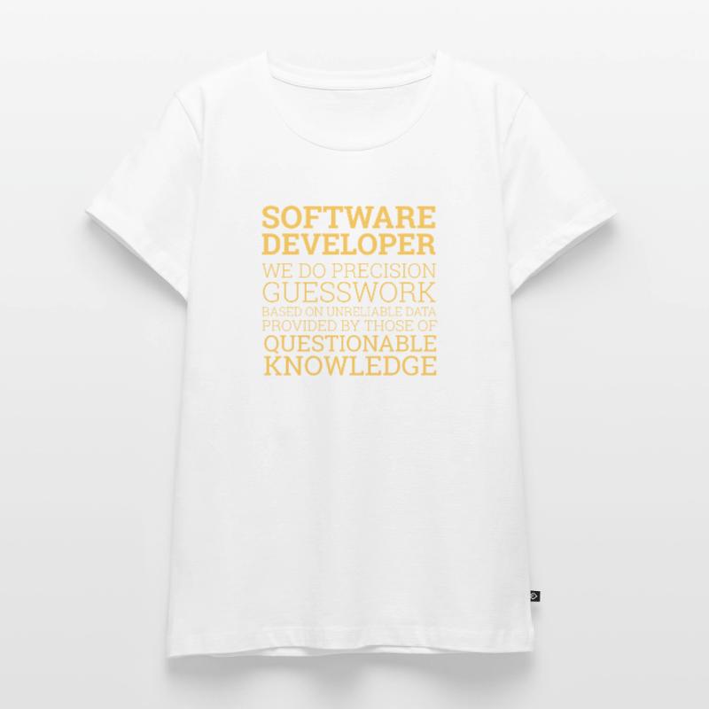 "Software Developer" | Programmierer Frauen Premium Bio T-Shirt