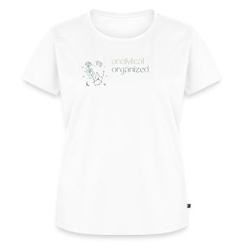 Sternzeichen Jungfrau Virgo - Frauen Premium Bio T-Shirt - Weiß - Vorne - AI Model Female 172 dark (172cm)