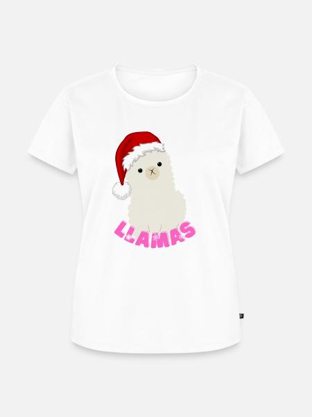 Falala Lamas - Frauen Premium Bio T-Shirt -