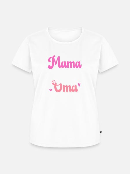 Werdende Oma - Frauen Premium Bio T-Shirt - Weiß